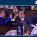 Un représentant du Vietnam prend la parole lors de la session à Paris. Photo : UNESCO