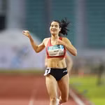 Bui Thi Ngân a remporté la médaille d’or du 800 m féminin lors de l’Open d’athlétisme de la ville de New Taipei 2026, au Taipei chinois, le 7 juin. Photo : sggp.org.vn