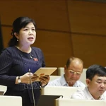 La députée Nguyên Thi Thu Hà, de la province de Quang Ninh. Photo: VNA