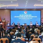 Vue du congrès annuel 2025 de la Fédération vietnamienne de football (VFF), à Hanoi, le 26 décembre. Photo: VNA