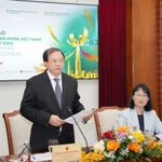 Le vice-ministre de la Culture, des Sports et du Tourisme, Ta Quang Dông lors de la conférence de presse, à Hanoi, le 5 novembre. Photo : VietnamPlus