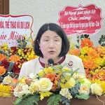 L’ambassadrice du Chili au Vietnam, Nasly Bernal Prado, s'exprime lors de l'événement, à Hanoi, le 25 mars. Photo: VNA