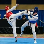 Un athlète vietnamien de taekwondo en lice à l’US Open de taekwondo 2026. Photo : USOPEN