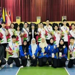 L'équipe vietnamienne de pencak silat. Le Vietnam s’illustre en athlétisme et en pencak silat aux Jeux scolaires de l'ASEAN 2025 à Brunei. Photo : bvhttdl.gov.vn