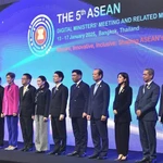 Délégués participant à la 5e réunion des ministres du Numérique de l’ASEAN (ADGMIN), à Bangkok, en Thaïlande. Photo: viettimes.vn