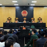 Vue du procès en première instance devant le Tribunal militaire de la région militaire 5, le 6 janvier. Photo : VNA