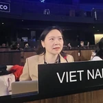 L’ambassadrice Nguyên Thi Vân Anh, cheffe de la délégation permanente du Vietnam auprès de l’UNESCO lors de la 19e session du Comité intergouvernemental pour la protection et la promotion de la diversité des expressions culturelles. Photo diffusée par la VNA