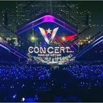 Vue panoramique de V Concert – Rang ro Viêt Nam. La musique vietnamienne entre dans une nouvelle ère d’identité et de rayonnement mondial. Photo: vtcnews.vn