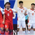 Le Vietnam contre l'Indonésie : les hôtes visent une première historique en futsal asiatique. Photo: VFF