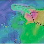 Le typhon Tapah apportera de fortes pluies dans le Nord du Vietnam après avoir frappé la province chinoise du Guangdong le 8 septembre. Photo : vndms