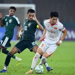 Le Vietnamien Dinh Bac (n°7) auteur du but de la victoire lors du match opposant le Vietnam à l’Arabie saoudite en Coupe d’Asie AFC U23 2026. Photo : AFC