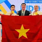 L'équipe vietnamienne de judo aux 33es Jeux d'Asie du Sud-Est, en Thaïlande.Photo: Délégation sportive vietnamienne)
