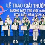 Jeunes Vietnamiens remarquables et jeunes Vietnamiens prometteurs de 2025 Photo : VNA