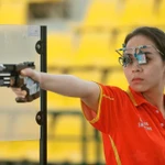 La tireuse Trinh Thu Vinh. Photo : VNA