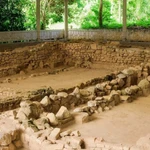 Le site de fouilles d'Oc Eo-Ba Thê. Photo: VNA