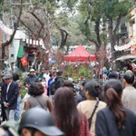 Le marché aux fleurs de Hang Luoc est le plus ancien de Hanoi. Photo: NDEL