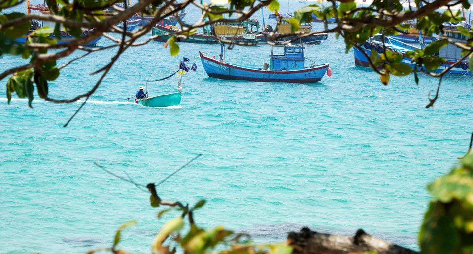 Le cap de Vi Rong : un havre de paix au paysage poétique. Photo : Le Phuoc Ngoc - VNA