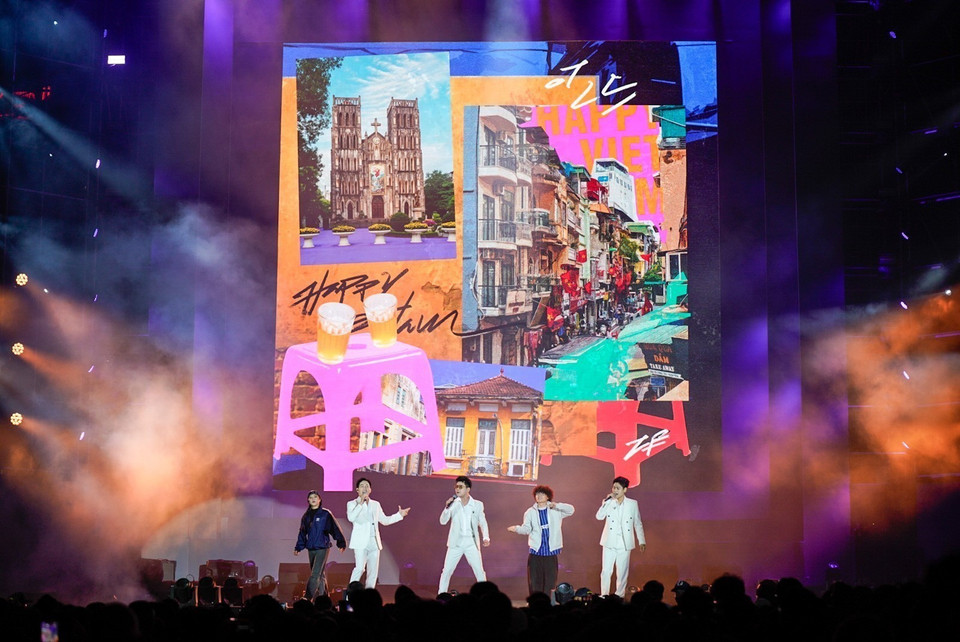 Lors du concert Vietnam Happy Fest 2025. (Photo : VNA)