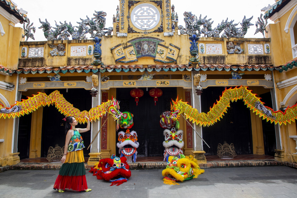 Classée monument historique national, la maison commune de Hiep Ninh demeure l’un des symboles anciens du quartier de Tan Ninh, province de Tay Ninh. Photo : VNA
