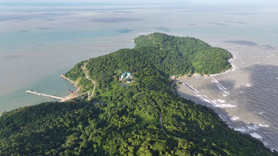Aperçu de l'archipel de Hon Khoai, province de Cà Mau. Photo : VNA