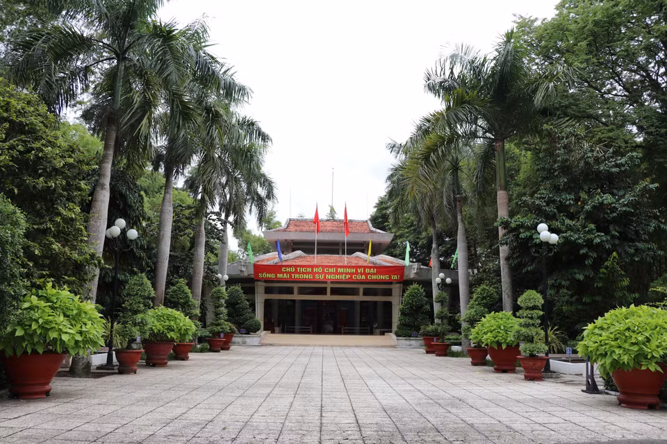 La conception en forme de fleur de lotus du temple dédié au Président Hô Chi Minh. Photo : VNA