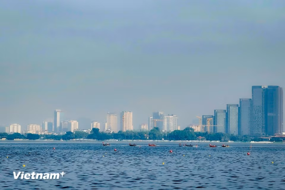 Situé dans le quartier de Tây Hô à Hanoï, le lac couvre une superficie d'environ 526 hectares. Photo : Trân Huong Son/Vietnam+