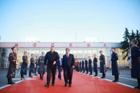 Le Premier ministre Pham Minh Chinh à l’aéroport Vnoukovo 2 à Moscou, avant de quitter la Russie. Photo : VNA