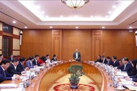 Panorama de la séance de travail. Photo: VNA