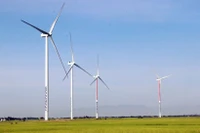 Parc éolien de Hanbaram dans la province de Khanh Hoa. Photo: VNA