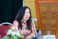 La vice-ministre des Affaires étrangères, Le Thi Thu Hang. Photo: VNA