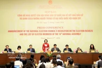 Panorama de la conférence de presse. Photo: VNA