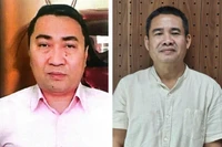 Le Trung Khoa (à gauche), Do Van Nga. Photo : bocongan.gov.vn