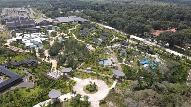 La zone touristique Minera Hot Springs Bình Châu, près de la station thermale de Binh Châu. Photo: VNA vung_dat_7027397.jpg.jpg