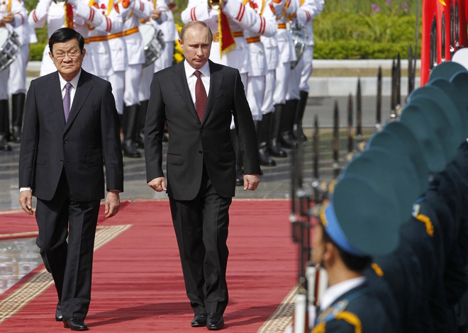 Le président Vladimir Poutine au Vietnam en 2013. Photo: VNA Putin3.png