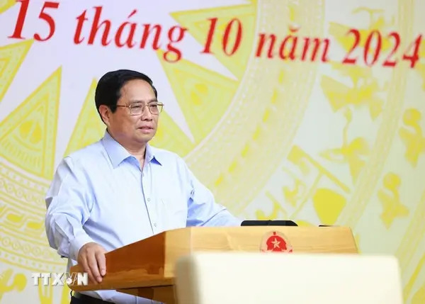 Le Premier ministre Pham Minh Chinh, également secrétaire du Comité chargé des affaires du Parti au sein du gouvernement. Photo: VNA chinh-phu2.jpg.jpg