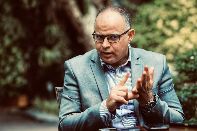 Mohamed Djouadj (Algérie), vice-président de la Fédération mondiale du Vovinam, et également président de la Fédération africaine du Vovinam. Photo: VNA z5665709220765-78af4868d8f83f0bc277cfd94aaf7eb5-2659.jpg.jpg