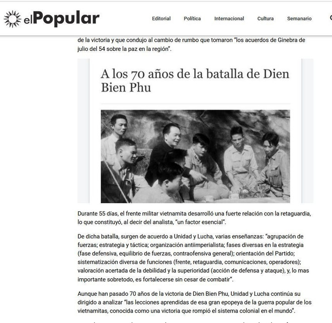 Captures d'écran vna_potal_co_quan_ngon_luan_dang_cong_san_uruguay_dua_tin_le_ky_niem_70_nam_chien_thang_dien_bien_phu_7364951.jpg