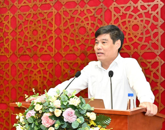 Lê Van Cuong, directeur adjoint de l’Institut d’édification du Parti à l’Académie de politique nationale Hô Chi Minh. Photo: VNA cd2-5732-6010.jpg