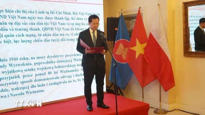 L'ambassadeur du Vietnam en Pologne Ha Hoang Hai. Photo: VNA le-hoang-hai.jpg