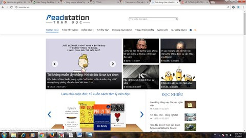 Tramdoc.vn, le rendez-vous en ligne pour les amateurs de lecture ảnh 2 Tramdoc.vn, le rendez-vous en ligne pour les amateurs de lecture ảnh 2