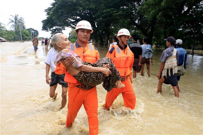 Le Myanmar travaille à surmonter les conséquences de la rupture de barrage ảnh 1 Le Myanmar travaille à surmonter les conséquences de la rupture de barrage ảnh 1