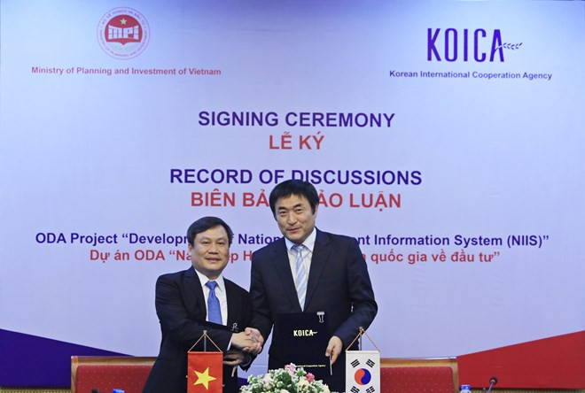 Aide sud-coréenne pour le développement du système d'information national sur les investissements ảnh 1 Aide sud-coréenne pour le développement du système d'information national sur les investissements ảnh 1