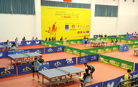 De nombreuses nouveautés au championnat national de tennis de table ảnh 1