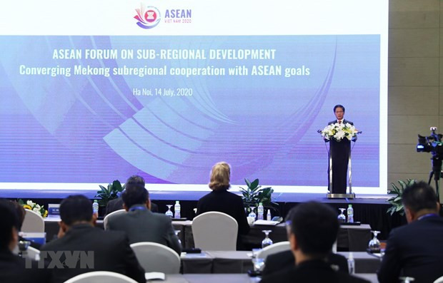 Conférence internationale sur les coopérations Mékong-ASEAN à Hanoi ảnh 1