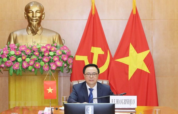 Le Vietnam à une table ronde internationale virtuelle des partis politiques ảnh 1 Le Vietnam à une table ronde internationale virtuelle des partis politiques ảnh 1