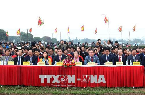 Ouverture de la fête Tich Dien 2018 à Ha Nam ảnh 1