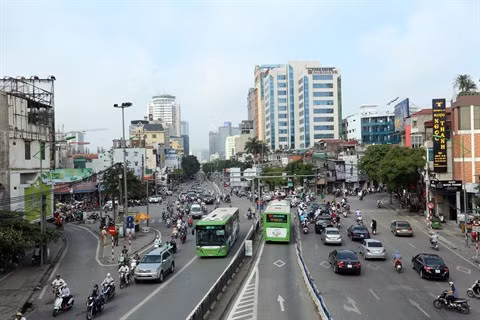 Les taxis Uber et Grab bannis de certaines rues de Hanoi aux heures de pointe ảnh 1