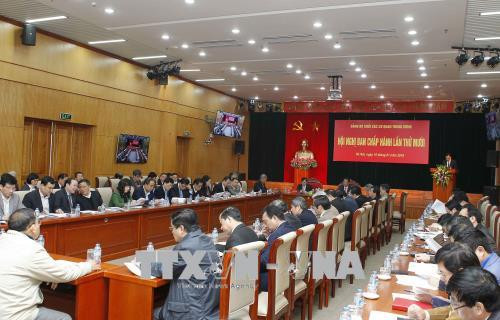 Le comité du PCV pour le bloc des organes centraux en congrès ảnh 1