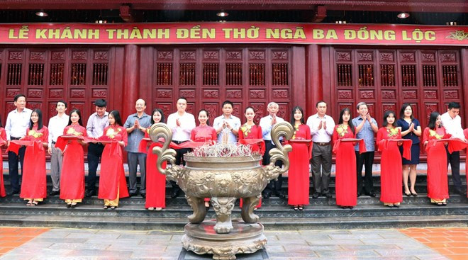 L’inauguration du temple du carrefour de Dong Loc à Ha Tinh ảnh 1 L’inauguration du temple du carrefour de Dong Loc à Ha Tinh ảnh 1