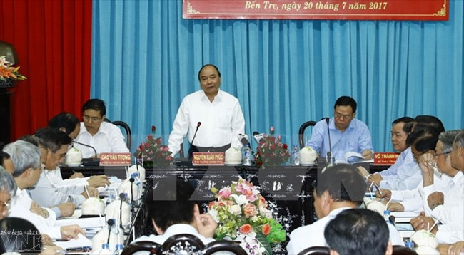 Le PM Nguyên Xuân Phuc exhorte Bên Tre à transformer les défis en opportunités ảnh 1 Le PM Nguyên Xuân Phuc exhorte Bên Tre à transformer les défis en opportunités ảnh 1